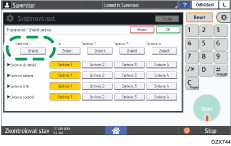 Ilustrace ovládacího panelu