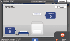 Ilustrace ovládacího panelu