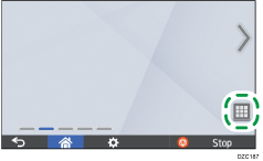 Ilustrace ovládacího panelu