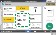 Ilustrace ovládacího panelu