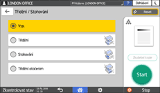 Ilustrace ovládacího panelu