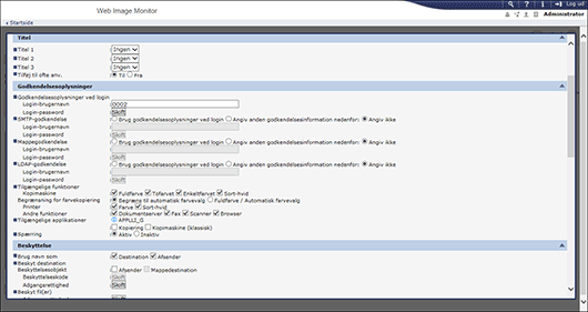 Illustration af webbrowser-skærm
