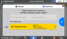 Operation panel screen illustration
