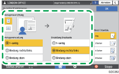Abbildung Bedienfeld-Display