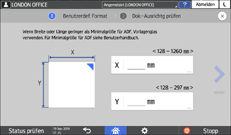 Abbildung Bedienfeld-Display