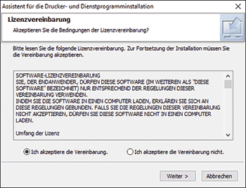 Abbildung Treiberbildschirm
