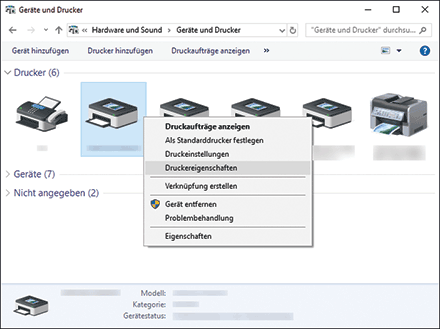 Abbildung Treiberbildschirm