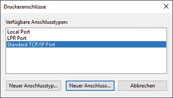 Abbildung Treiberbildschirm