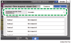 Abbildung Bedienfeld-Display