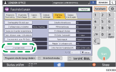 Abbildung Bedienfeld-Display