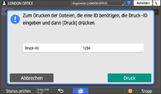 Abbildung Bedienfeld-Display