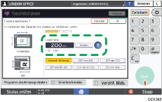 Abbildung Bedienfeld-Display