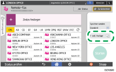 Abbildung Bedienfeld-Display