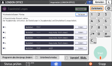 Abbildung Bedienfeld-Display