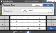 Abbildung Bedienfeld-Display
