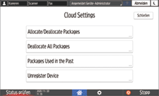 Abbildung Bedienfeld-Display