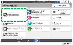 Abbildung Bedienfeld-Display