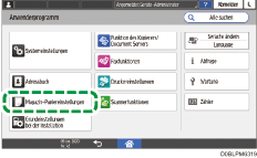 Abbildung Bedienfeld-Display