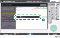 Abbildung Bedienfeld-Display