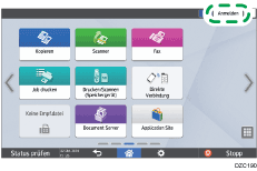 Abbildung Bedienfeld-Display