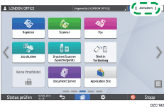 Abbildung Bedienfeld-Display