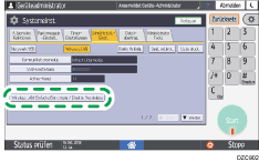 Abbildung Bedienfeld-Display