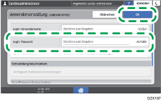 Abbildung Bedienfeld-Display