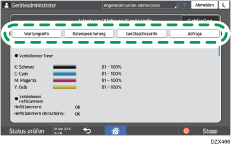 Abbildung Bedienfeld-Display