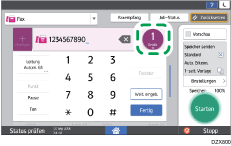 Abbildung Bedienfeld-Display