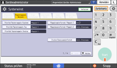 Abbildung Bedienfeld-Display
