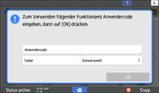 Abbildung Bedienfeld-Display