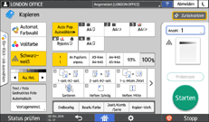 Abbildung Bedienfeld-Display