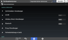 Abbildung Bedienfeld-Display