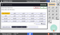 Abbildung Bedienfeld-Display