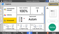 Abbildung Bedienfeld-Display