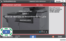 Abbildung Bedienfeld-Display