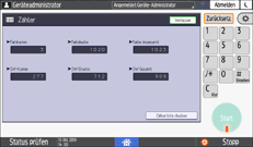 Abbildung Bedienfeld-Display