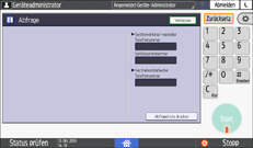 Abbildung Bedienfeld-Display