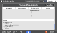 Abbildung Bedienfeld-Display