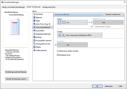 Abbildung Treiberbildschirm