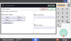 Abbildung Bedienfeld-Display