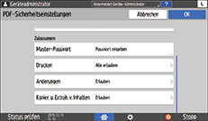 Abbildung Bedienfeld-Display