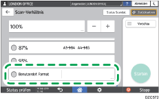 Abbildung Bedienfeld-Display