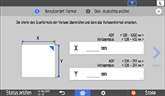 Abbildung Bedienfeld-Display