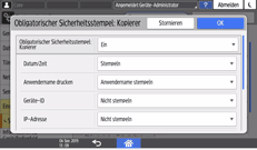 Abbildung Bedienfeld-Display