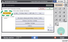 Abbildung Bedienfeld-Display