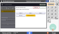 Abbildung Bedienfeld-Display