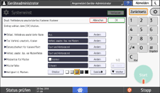 Abbildung Bedienfeld-Display