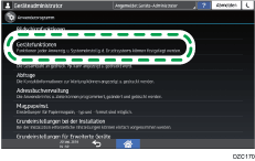 Abbildung Bedienfeld-Display