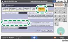 Abbildung Bedienfeld-Display